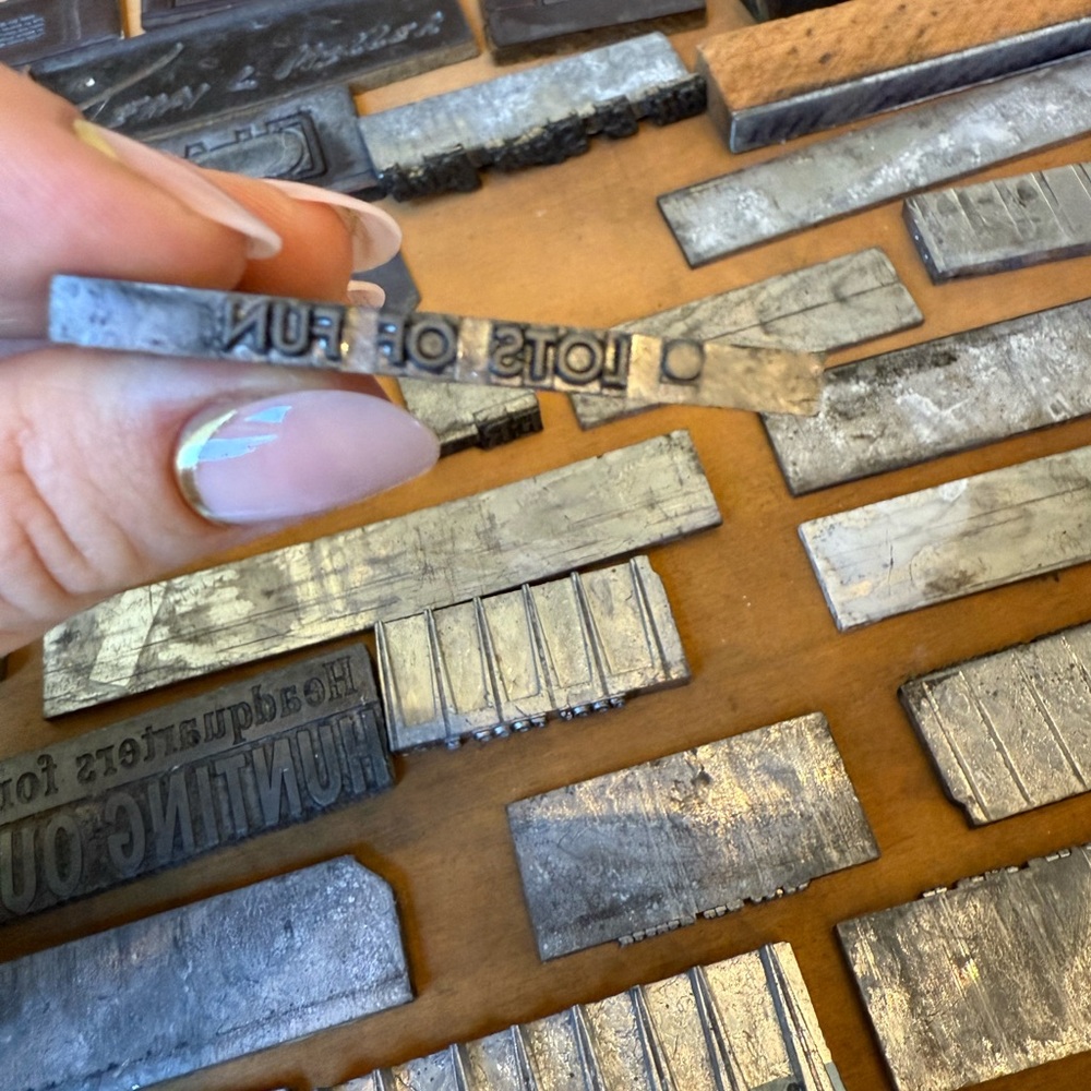 Vintage Printing Block Set - Picture 12 of 16